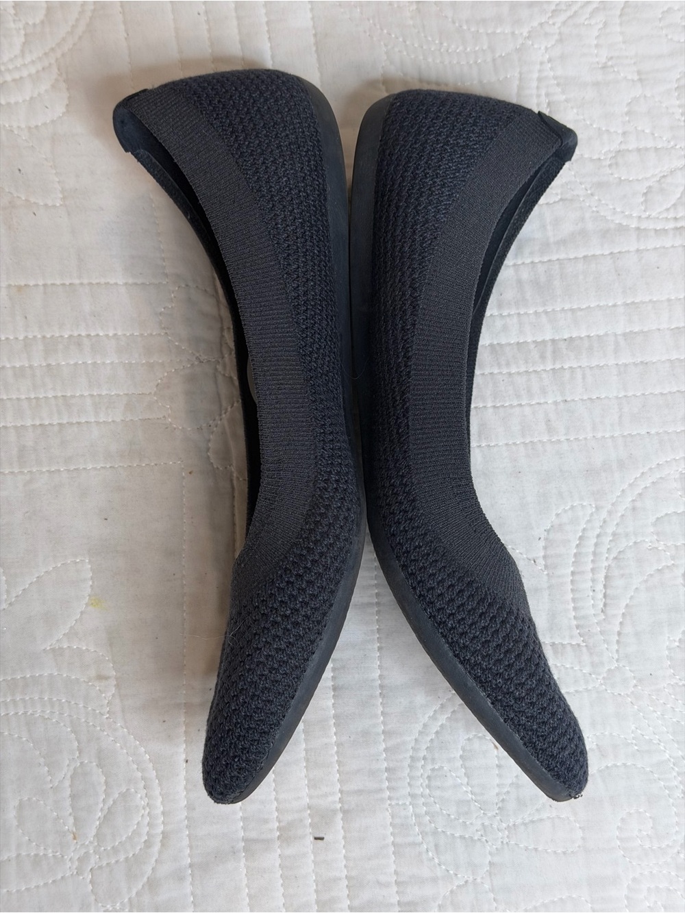 Allbirds Women's Tree Breezer Knit Ballet Flats Navy Blue Size 7.5 - Picture 6 of 8